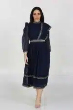 ⁦جلابية نسائي قصير بتطريز انيق⁩ - الصورة ⁦2⁩