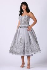 فستان احمر سهرة فخم