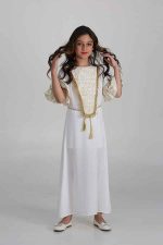 جلابية بناتي مغربي انيقة بتطريز ذهبي