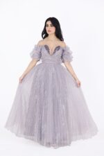 فستان سهره مطرز الصدر