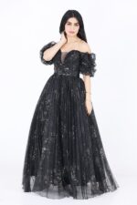 فستان سهره مطرز الصدر