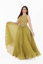 فستان سهرة كت مطرز