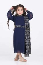 جلابية للعيد بناتي بشال انيق