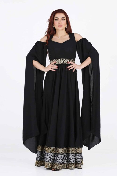 جلابيه رمضان بأكمام مفتوحة