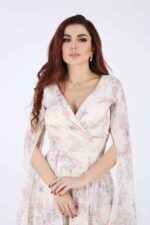 فستان العيد مشجر بطبعة زهور