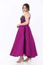 ⁦فستان فوشي بكم انيق⁩ - الصورة ⁦2⁩