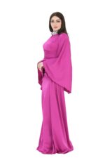 فستان ناعم انيق بأكمام مفتوحه