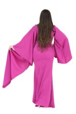 فستان ناعم انيق بأكمام مفتوحه