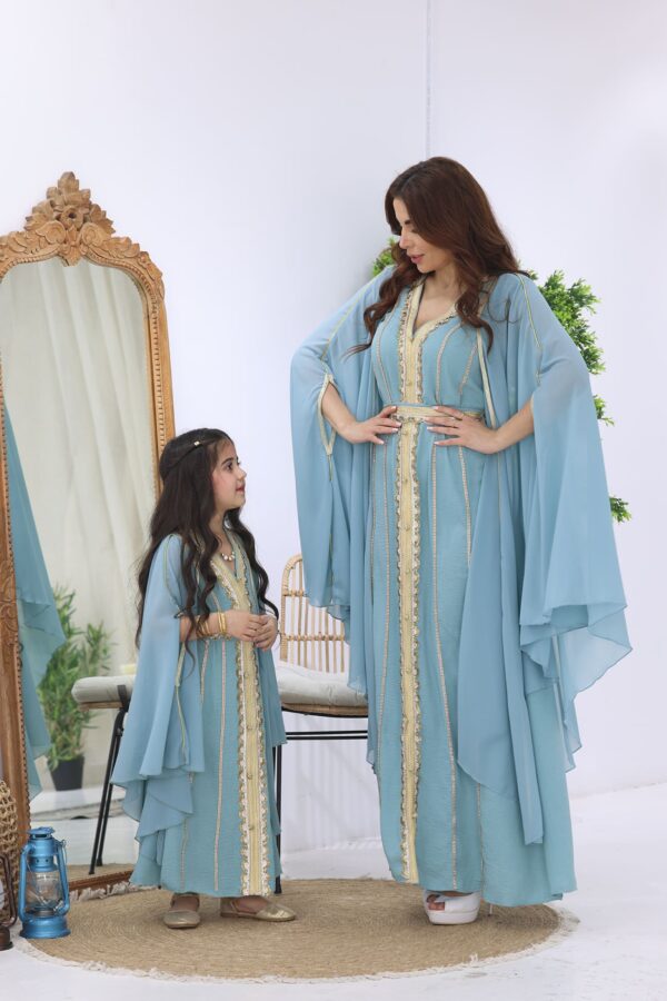 جلابية العيد باكمام وسيعة