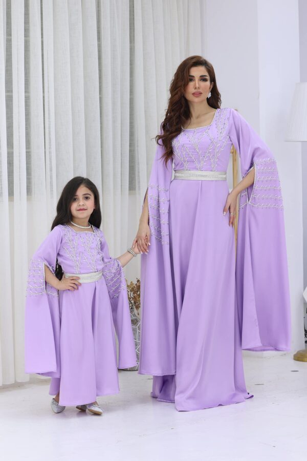 جلابية العيد بناتي ناعمة أنيقة