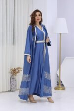جلابية نسائي مغربية قطعتين