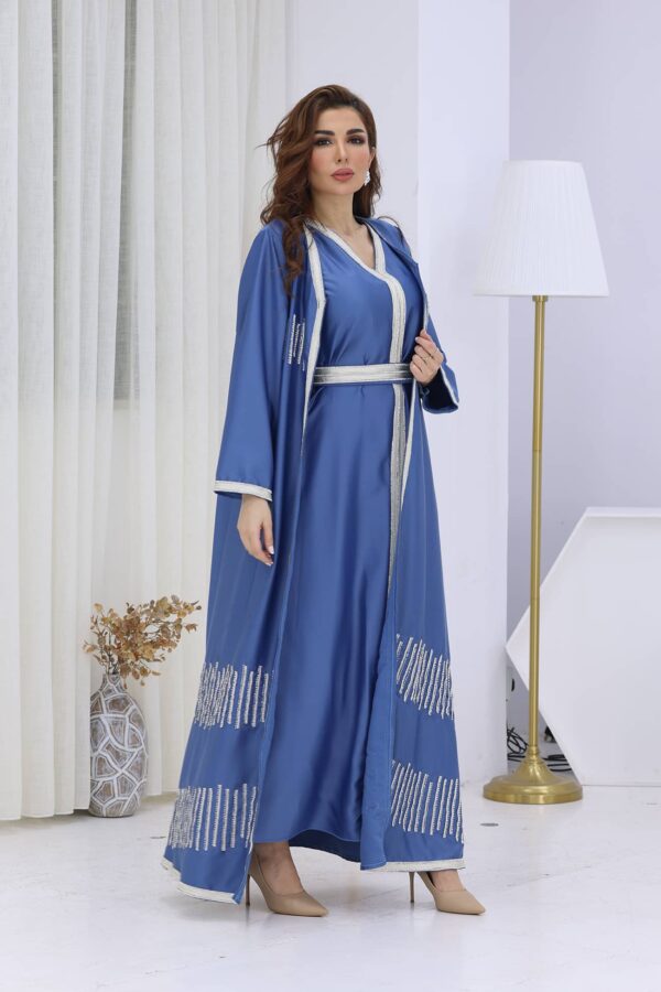 جلابية نسائي مغربية قطعتين