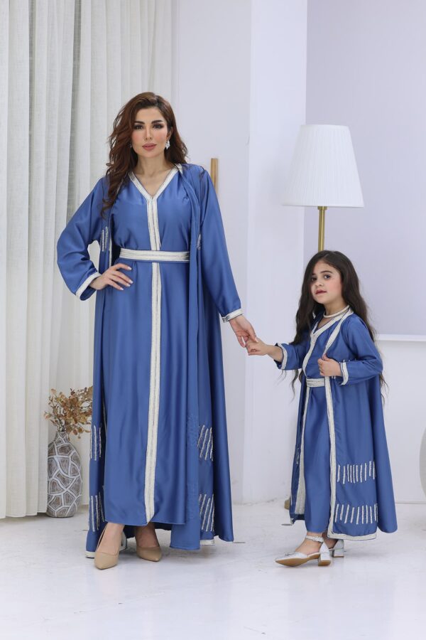 جلابية نسائي مغربية قطعتين