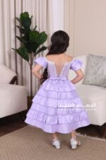 فستان بناتي طبقات مناسبات فخم