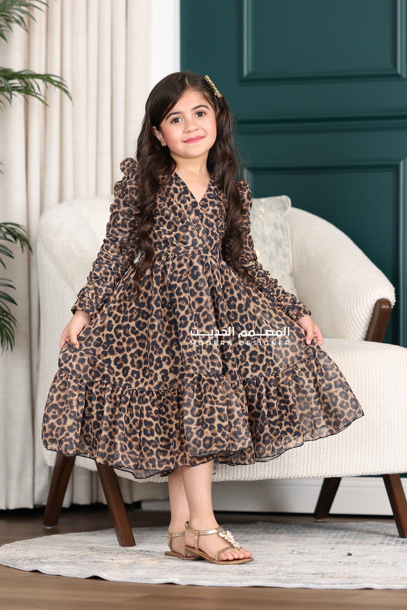 فستان بناتي تايجر فخم فستان بناتي تايجر فخم