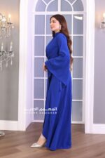 فستان مناسبات ناعم نيلي