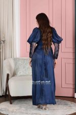 فستان سهرة فخم بأكمام شفافة