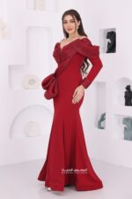 فستان سهرة بتصميم حديث