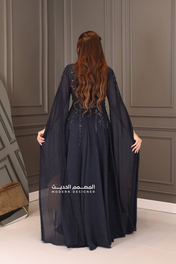 فستان سهرة شيفون لمعة