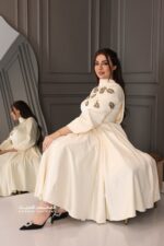 فستان بيج ناعم قصير