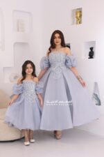 فستان سهرة بتطريز راقي