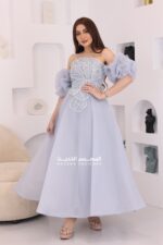 فستان سهرة بتطريز راقي