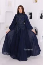 فستان سهرة فخم بأكمام طويلة