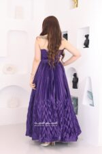 فستان سهرة فخم بفونكة بالصدر