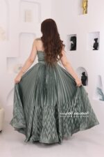 فستان سهرة فخم بفونكة بالصدر