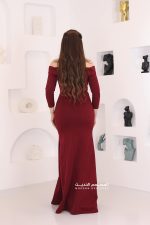 فستان مناسبات بتطريز أنيق