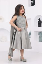 فستان بناتي بكم طويل أنيق