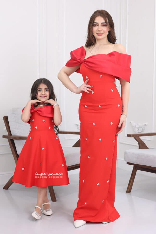 فستان سهرة بتصميم حديث
