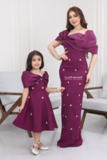 فستان بناتي سواريه بتصميم حديث