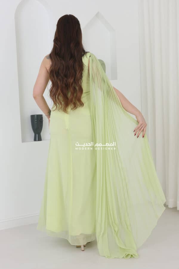 فستان سواريه ناعم بشال أنيق