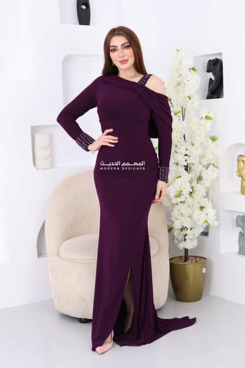 فستان سهرة راقي طويل