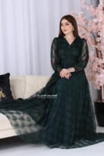 فستان دنتيل طويل