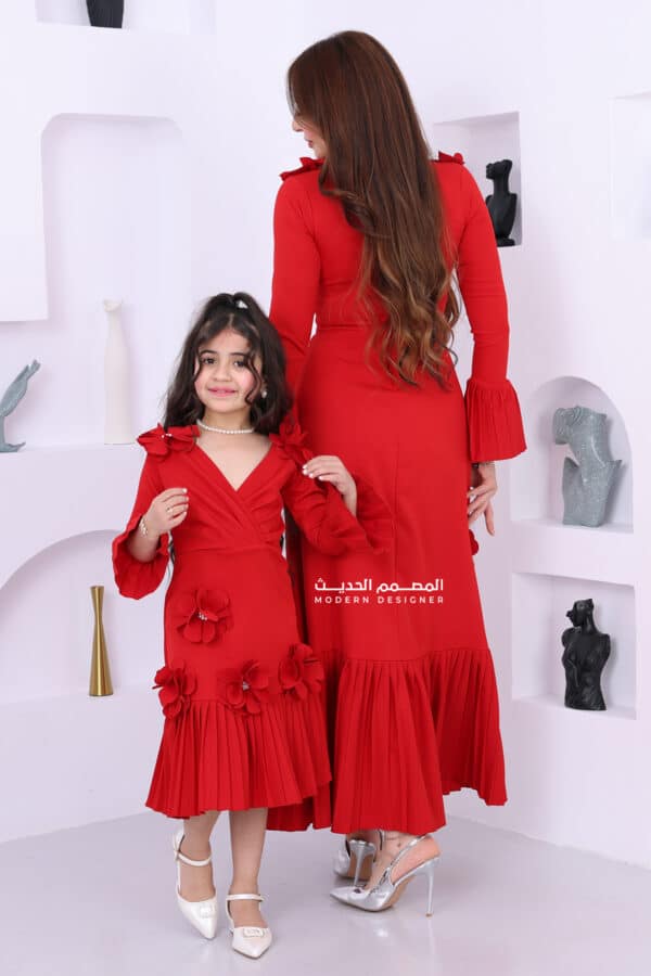 فستان ورد للمناسبات