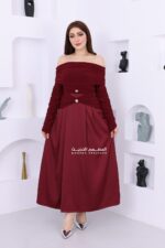 فستان فاخر طويل