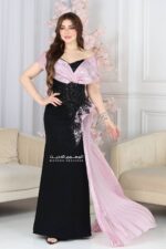 فستان سهرة فاخر ملكي