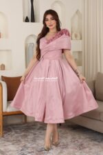 فستان ميدي بتصميم فخم