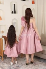 فستان ميدي بتصميم فخم