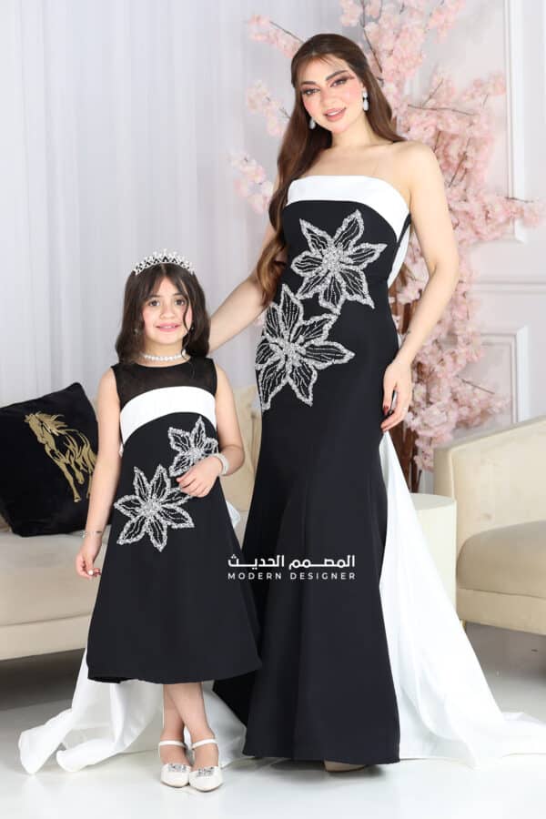 فستان مناسبات بتطريز راقي
