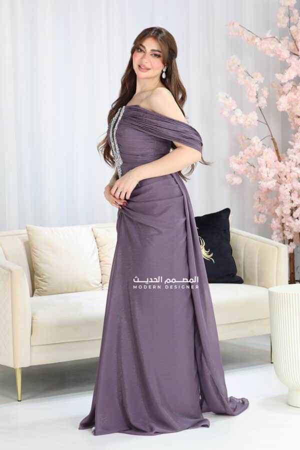 فستان ناعم مناسبات فاخر