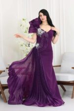 فستان سهره بتطريز فاخر