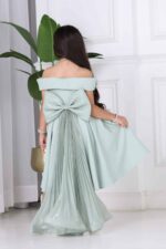 فستان بناتي بتطريز انيق