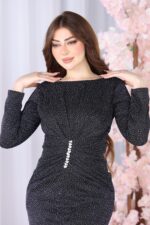 فستان ناعم فاخر للمناسبات