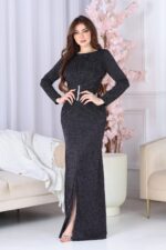 فستان ناعم فاخر للمناسبات