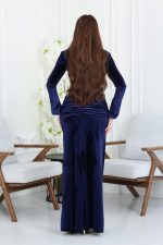 فستان مخمل ناعم سهرة