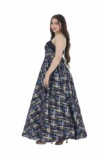 ⁦فستان سهرة اورجانزا مشجر فخم⁩ - الصورة ⁦3⁩