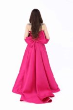 ⁦فستان سهرة فوشي توب راقي⁩ - الصورة ⁦3⁩